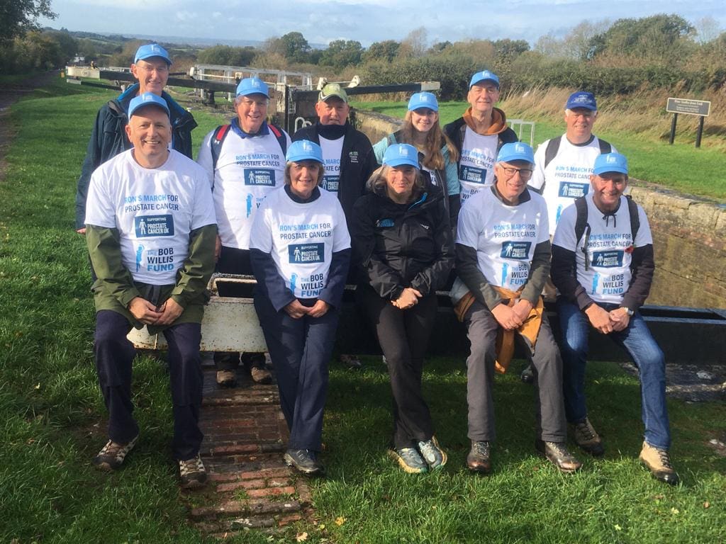 Ron misses the rain for 2nd walk in Wiltshire