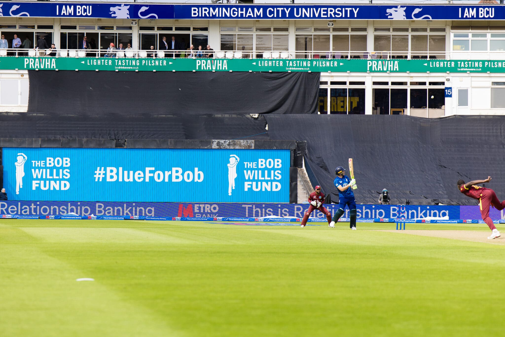 Edgbaston Turns Blue One Last Time for Bob | The Bob Willis Fund